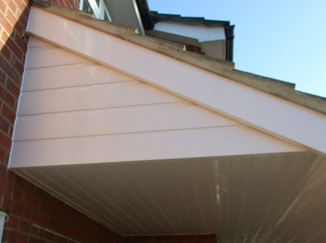 uPVC soffits and fascias.